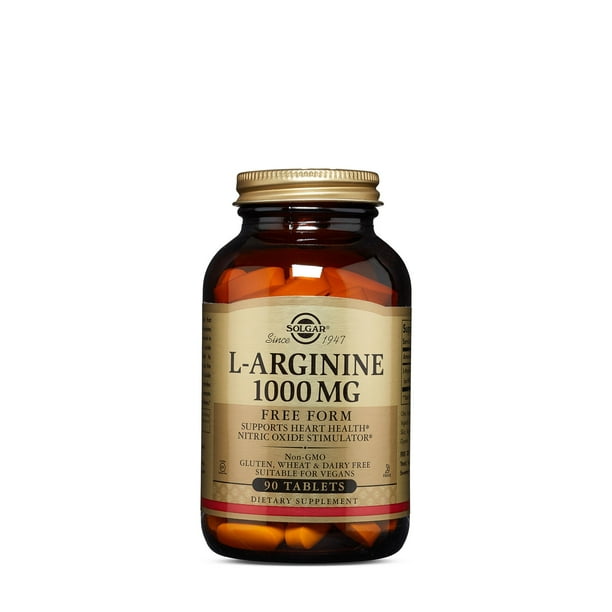 Solgar larginine 1000 mg tablets, 90 ct