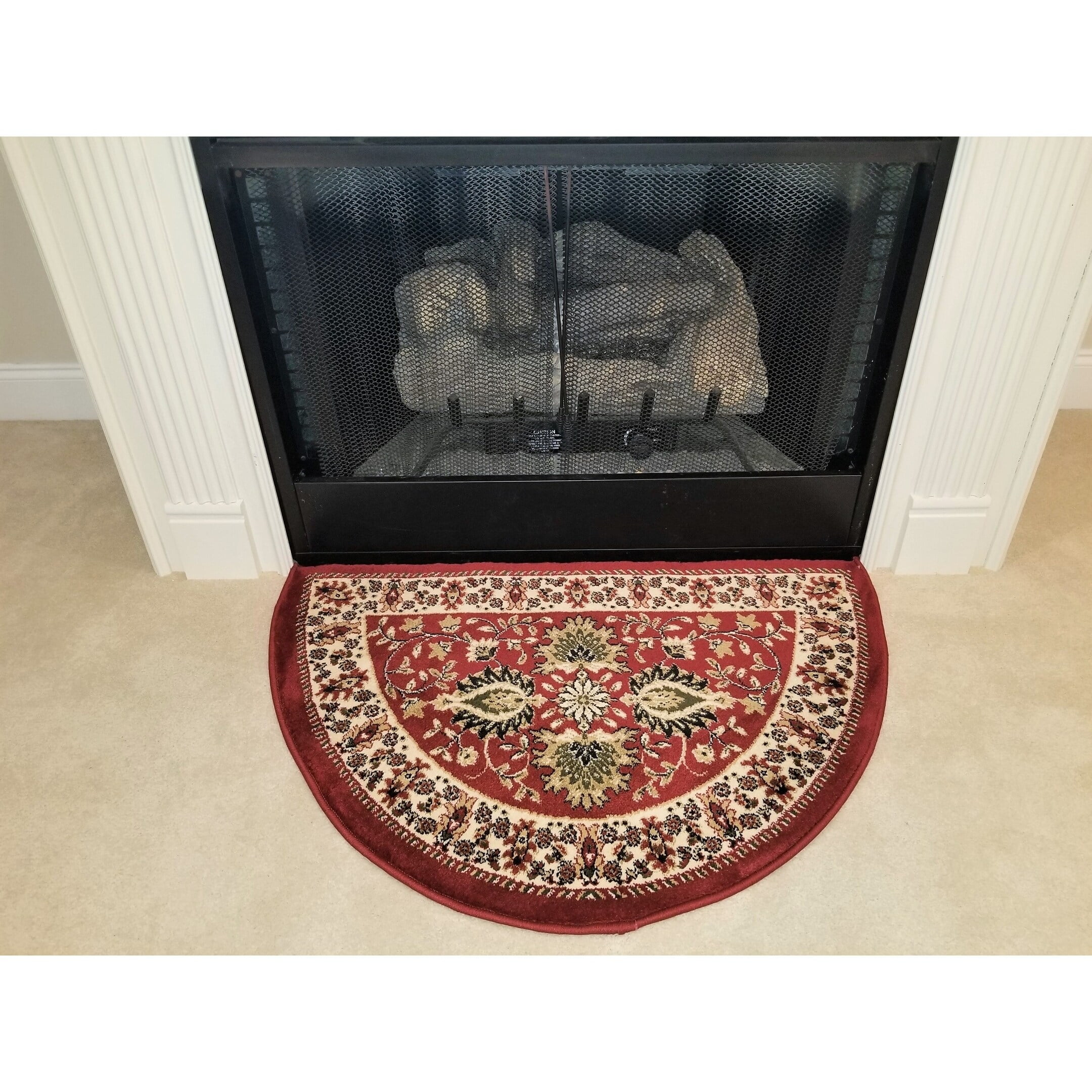 Capitola Perfection Collection Hearth Rug Mersin Red 2'2" x 3'3