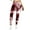 Wine, variant on Vedolay Women's Pants Plus Size Pants for Women 2023 Plus Size Casual Printed Solid Beach Pants,Brown XXL