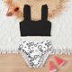 thumbnail image 4 of Niñas Dos Piezas Trajes de Baño Tamaño 10-12 Floral Impresión Traje de Baño Conjunto, Dos Piezas Conjunto Pantalones Cortos Estilo Niños Ropa de Playa de Verano para la Fiesta de la Piscina, 4 of 8