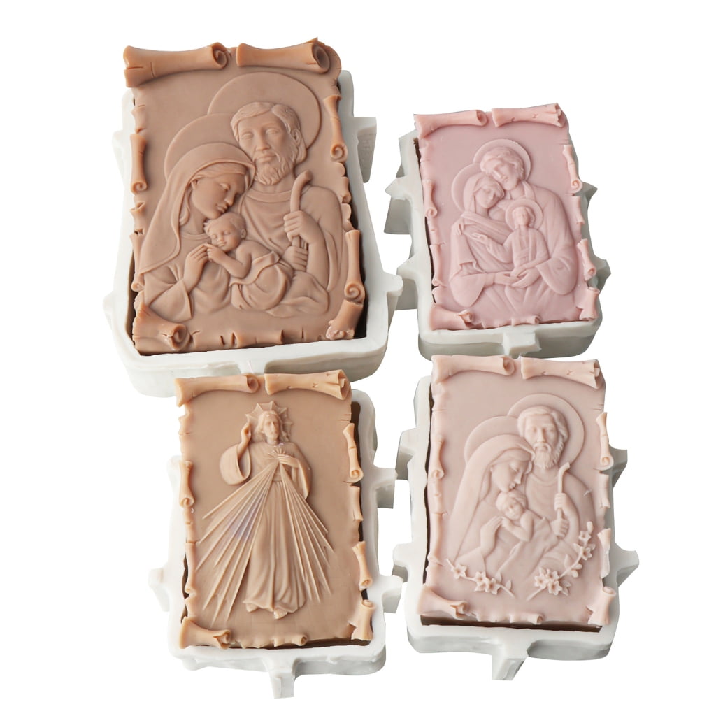 WINDLAND Gypsum Casting Mold Silicone Mould for Candle Artistic Home Decoration Molds