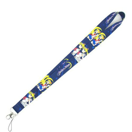 AkoaDa Anime Sailor Moon Cartoon Neck Lanyard Mobile Phone Rope Badge Camera Rope Hanging Neck Lanyard Anime Fans Gift