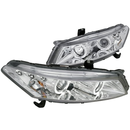 2009 Honda Accord Coupe - Spec-D Tuning 2008-2012 Honda Accord Coupe Twin Halo Projector Headlights 2008 2009 2010 2011 2012 (Left + Right)