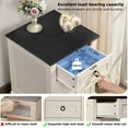 thumbnail image 5 of Joaxswe Farmhouse Nightstand with 3 Drawers Set of 2, 18 inch End Table with Charging Station for Bedroom, Living Room, Adult Bedside Table, Rustic White, 5 of 9
