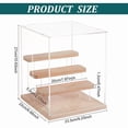 Assembled Acrylic Model Toy Display Box 4-Tier Iron Building Block Show ...