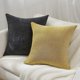 thumbnail image 5 of Juego de 2 fundas de almohada decorativas medianas, cuadradas, para sofá, sala de estar, decoración del hogar (dorado y amarillo), 5 of 5