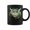 Black, variant on Funny Lucky Heifer St Patricks Day Leopard Cow Shamrock Coffee Mugs