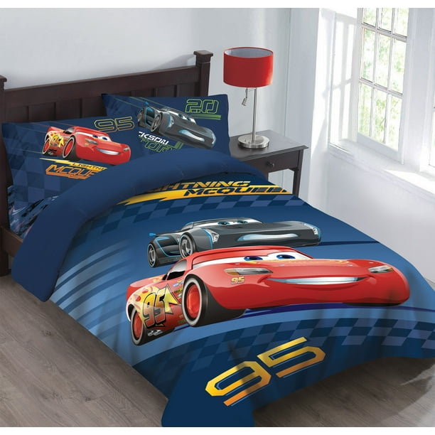 Disney Cars Velocity Full Bedding Comforter Set Walmart Com
