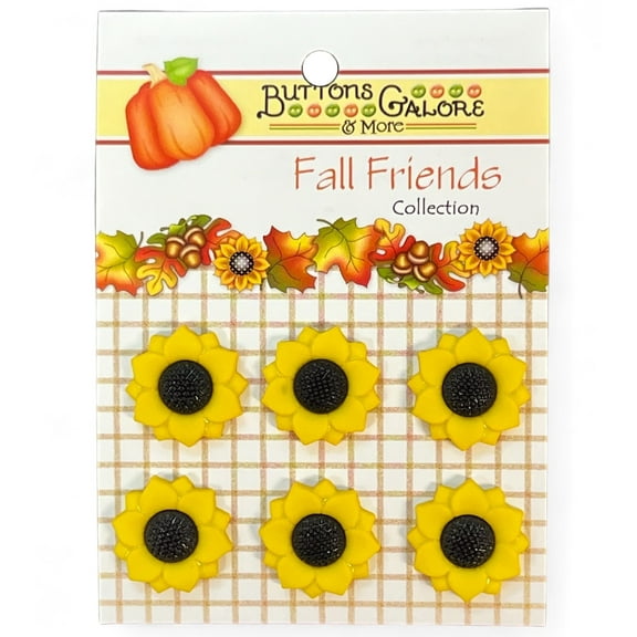 Buttons Galore Button Theme Pack-Sunflowers