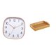 thumbnail image 1 of Reloj de pared para dormitorio, sencillo, grande, digital, cestas de almacenamiento, cestas de almacenamiento de cocina tejidas con asas, cestas de pa, 1 of 8