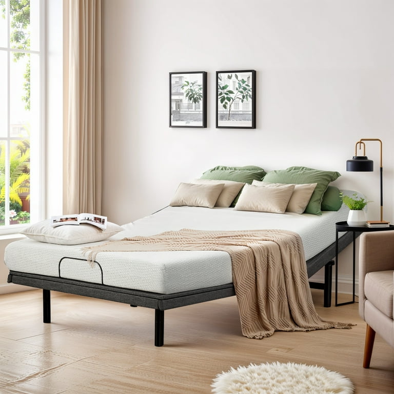 Adjustable Bed Frame, Queen Adjustable Bed Base With
