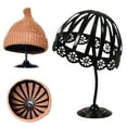 thumbnail image 5 of ZenCart Hat Rack Stand for Hats Wigs Exhibition Multiple Sizes with Lace Edge Bucket Hat Fisherman Hat Display Holder Hat Organizer for Home Stores, 5 of 8
