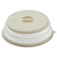 thumbnail image 2 of TidBay Microwave Splatter Cover with Handle Foldable Vented Lid with Hook Hole Splatter Guard for Plate Dish Bowl Heat-Resistant BPA-Free Kitchen Gadget, 2 of 7