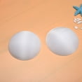 thumbnail image 4 of 2Pcs Pads for No Steel Ring Bra Sports Underwear Matching Sponge Pad Removable Insert Chest Pad for Woman (One Size, White), 4 of 4