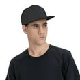 thumbnail image 6 of ZICANCN 1968 Slogan Poster Blue Baseball Caps, Trucker Hats for Men And Women, Adjustable Breathable Flat Caps, Black, 6 of 8