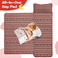 thumbnail image 4 of Red Christmas Reindeer Pattern Toddler Nap Mats for Kids Preschool,59"x22" Sleeping Mat Bag or Kids,Toddler Sleeping Bag,Toddler Nap Mat or Daycare, 4 of 6