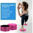 thumbnail image 3 of BlinkLLX 4 Pcs (2 Pairs) Core Sliders Exercise Glider Discs Bulk for Group Training Classes Fitness Slider for Working Out Dual Sided Core Gliding Discs AB Pads for Carpet Hardwood Floor, 3 of 13