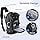 hk Sling Bag for Man, Waterproof Utility Crossbody Bag with Anti-theft Pocket, Black