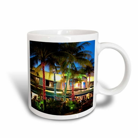 3dRose Ocean Drive, South Beach, Miami Beach, Florida - US10 GJO0300 - Greg Johnston, Ceramic Mug, 11-ounce