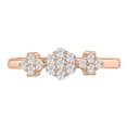 thumbnail image 3 of 1/3 Carat Diamond Floral Cluster Ring in 14K Rose Gold (Ring Size 10) (SI1-SI2 Clarity), 3 of 4