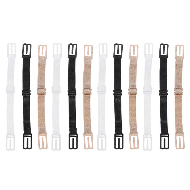 12pcs Bra Extension Buttons Elastic Bra Extender Belts Adjustable Bra Extenders
