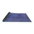 thumbnail image 2 of Ahgly Company Indoor Square Oriental Blue Traditional Area Rugs, 3' Square, 2 of 4