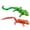 Red-gold+yellow-green, variant on 3D Printed Articulated Lizard Refrigerator Magnet - 8.86" Realistic Lizard Fridge Magnet with Flexible Joints Poseable Creative Magnetic Decor Festival Collectible Gifts