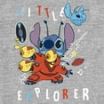 thumbnail image 2 of Toddler's Lilo & Stitch Little Explorer Alien  Graphic Tee Athletic Heather 2T, 2 of 3