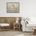 thumbnail image 3 of Stupell Industries French Country Soft Color Rabbit in Meadow Gray Floating Frame Canvas Art, 21 x 17, by Petals Prints Design, 3 of 7