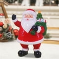thumbnail image 4 of Litrail Christmas Resin Santa Figurine, Handcrafted Collectible Santa Claus Decor for Home Living Room Desk, Festive Xmas Gift, 4 of 6