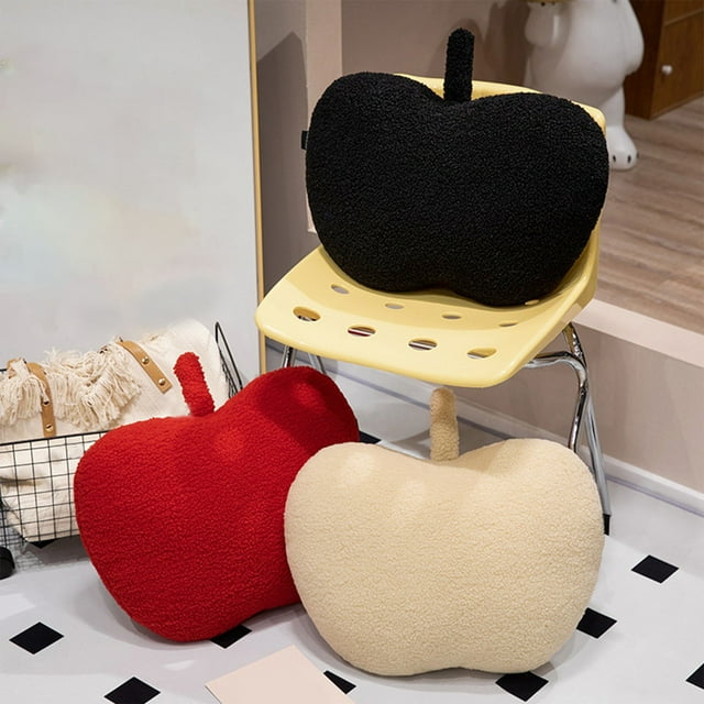 Xihbxyly Almohada Geométrica, Algodón Suave, Base de Terciopelo, Color Beige Rojizo, Diseño Irregular, Respaldo Cómodo, Decoración para Sofá de Oficina, Lavable a Máquina, Tamaño 45 X 35 Cm.