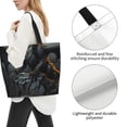thumbnail image 3 of Easygdp Full Moon Black Dragon Bolsas Tote para Mujer, Bolsos de Hombro para Viaje, Bolsos de Mano de Gran Capacidad para Compras y Trabajo, 3 of 8