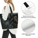 thumbnail image 3 of Balery Full Moon Black Dragon Bolsa Tote Estilo Estético con Cremalleras, Bolsa de Hombro, Bolsa de Compras Grande y Plegable, 3 of 8