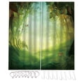 thumbnail image 1 of Cortina de ducha Lavable Paisaje natural Planta Cuadrito Sala de estar Cortinas de bañera con gancho para decoración L Tipo 1 2 piezas Noticed HA010903-05, 1 of 7