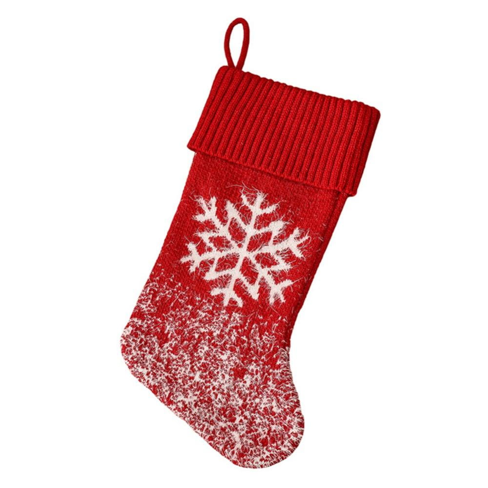 Family Christmas Stockings Gift Candy Bags New 18Inch Large Decor