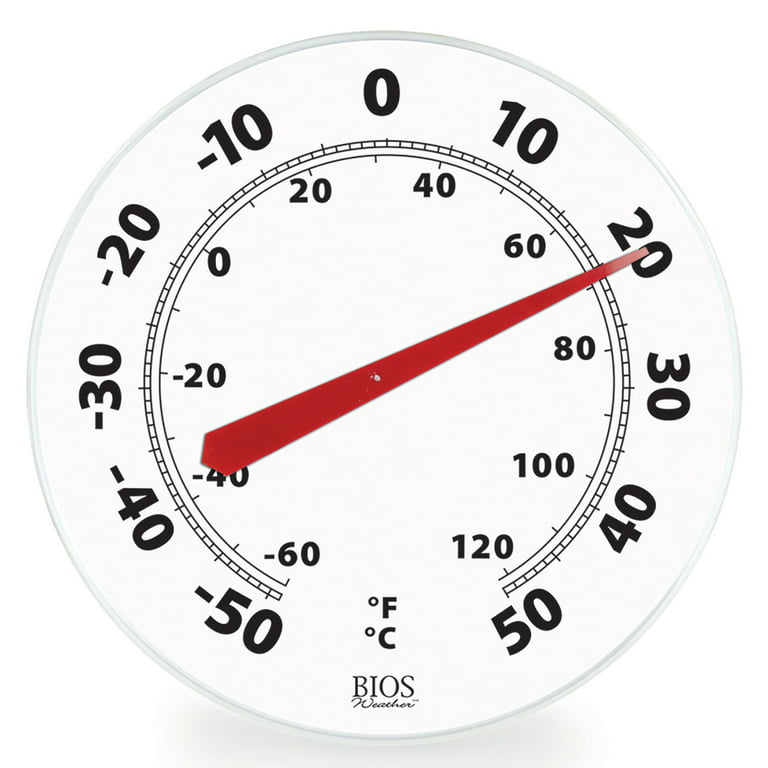 Bios Weather TR605 12-Inch Outdoor Dial Thermometer