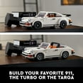 thumbnail image 6 of LEGO Icons Porsche 911 10295, Collectible Turbo Targa Model Car Building Kit, 2in1 Porsche Race Car Set for Adults and Teens to Build, Gift Idea, 6 of 9