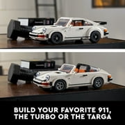 LEGO Icons Porsche 911 10295, Collectible Turbo Targa Model Car Building Kit, 2in1 Porsche Race Car Set for Adults and Teens to Build, Gift Idea
