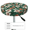 thumbnail image 4 of Rateoe Lilies Flowers Pattern Round Bar Stool Seat Covers,Washable Stool Cushion Slipcover Elastic Bar Chair Covers for 12-14 Inch Chair -14 inch, 4 of 7