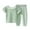 Z*34 Green, variant on TAIAOJING Children's Pajamas Pure Cotton Skin Friendly Middle And Young Children's Top Baby Clogs Household Clothing Set For 18-24 Months