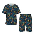 thumbnail image 1 of Balery Hawaiian Style Conjunto de Pijama Infantil de Manga Corta con Estampado – Ropa de Dormir de Algodón Suave-4X-Large, 1 of 6
