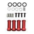 thumbnail image 4 of Adaptadores de hexagonal de rueda de aluminio de 4 piezas mm, combinador más de extensión de 29,5 mm para 144001, 124018, 1240 - Rojo Yotijar Piezas de coche rc de ruedas hexagonales de 12 mm, 4 of 8