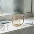 thumbnail image 5 of Transparent Toothbrush Mug,Lightweight Large Curved Handle Bathroom Rinsing Cup for Family Bathroom Washroom Dormroom, 5 of 6
