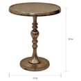 thumbnail image 3 of Renwil Romina Decorative Round Table in Nickel, 3 of 3
