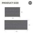 thumbnail image 3 of GALMAXS7 Kitchen Rugs and Mats 2 Piece Non Skid Kitchen Mats Washable Kitchen Floor Mats 20"x32"+20"x47",Gray, 3 of 10