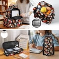 thumbnail image 5 of Yspwyqan Kids Backpack And Lunch Box Set, Flame Soccer Print 4 Piece Backpack Set for Kids Boys, Large Capacity 600D Polyester Bags for Elementary Middle School Travel, 5 of 7