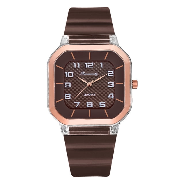 Reloj de cuarzo para mujer, relojes para mujer, relojes de moda informales con cinturón, reloj de cuarzo con esfera pequeña de gel de sílice para mujer, reloj de vestir