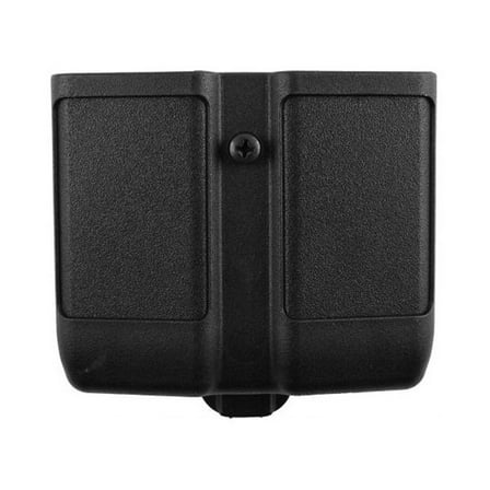 BLACKHAWK DOUBLE MAGAZINE CASE 9MM/40 CAL/45 CAL/357SIG SINGLE STACK BLACK SYNTHETIC