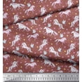 thumbnail image 3 of Soimoi Modal Satin Fabric Dot,Star & Unicorn Animal Print Fabric by Yard 42 Inch Wide, 3 of 3