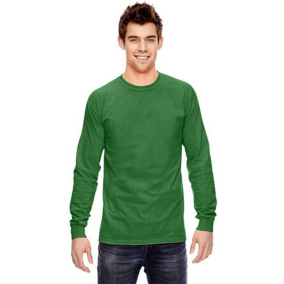 C6014 Comfort Colors Men's Heavyweight Long-Sleeve T-Shirt Clover 3XL